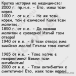 Кратка история на медицината:...