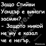 Защо Стийви Уондър е винаги зас...