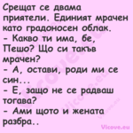 Срещат се двама приятели. Едини...